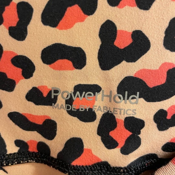 Fabletics PowerHold High-Waisted Leggings Animal Print XS - Picture 2 of 5